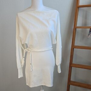 Forever 21 Cream Knit Dress